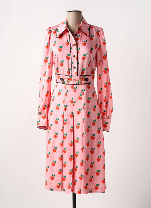 Robe mi-longue rose MANOUSH pour femme