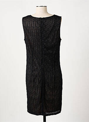Robe mi-longue sans manche sans manche noir MANIGANCE femme