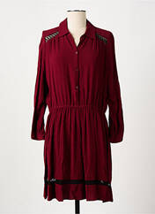 Robe mi-longue rouge PABLO pour femme seconde vue