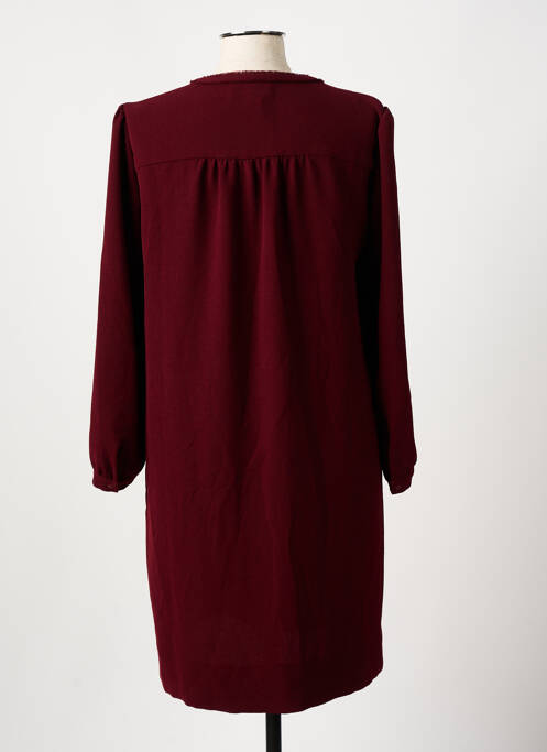 Robe mi-longue manches longues manches longues rouge GERARD DAREL femme
