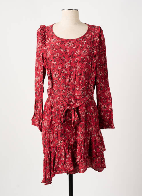 Robe courte rouge PABLO pour femme