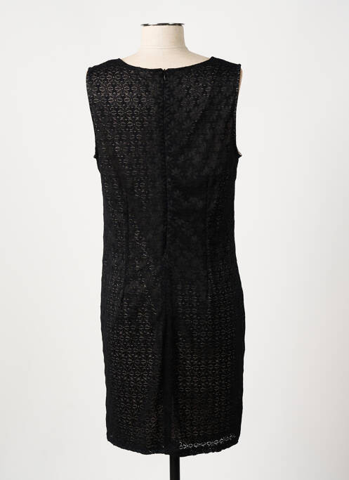 Robe mi-longue noir MANIGANCE pour femme