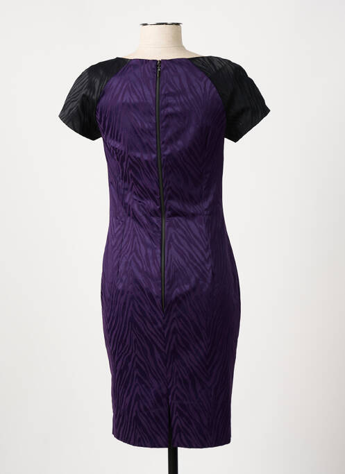 Robe mi-longue violet MANIGANCE femme