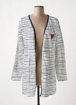 Robe de chambre stretch blanc MELISSA BROWN femme