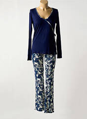 Pyjama bleu DANIEL HECHTER pour femme seconde vue
