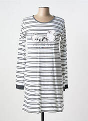 Chemise de nuit blanc MELISSA BROWN pour femme seconde vue