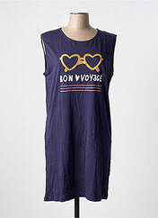 Chemise de nuit bleu MELISSA BROWN pour femme seconde vue