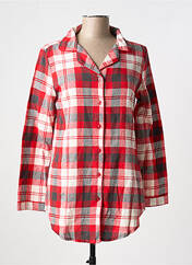 Pyjama rouge VALEGE pour femme seconde vue