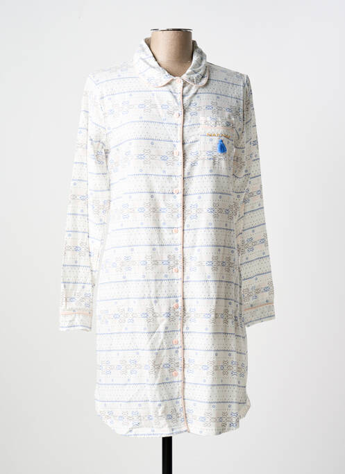Chemise de nuit blanc NAF NAF pour femme