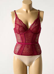 Top/caraco légère et transparente violet POMM'POIRE femme