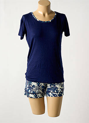 Pyjashort bleu DANIEL HECHTER femme