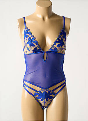 Body lingerie bleu VALEGE pour femme