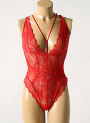 Body lingerie rouge MORGAN pour femme seconde vue
