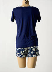 Pyjashort bleu DANIEL HECHTER pour femme seconde vue