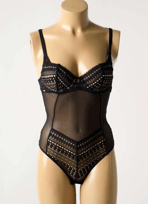 Body lingerie noir VALEGE pour femme