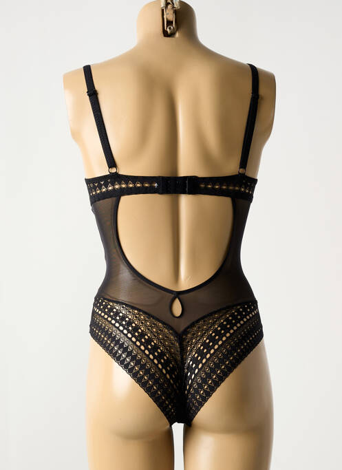 Body lingerie noir VALEGE pour femme