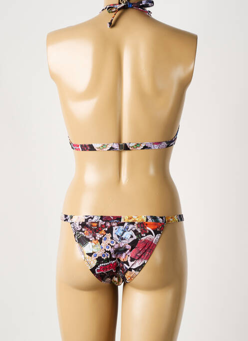 Maillot de bain 2 pièces noir GALLIANO pour femme