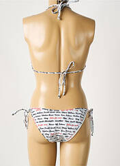 Maillot de bain 2 pièces blanc GALLIANO pour femme seconde vue