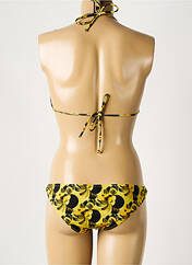Maillot de bain 2 pièces jaune LAURA URBINATI pour femme seconde vue