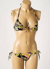 Maillot de bain 2 pièces noir LAURA URBINATI pour femme seconde vue