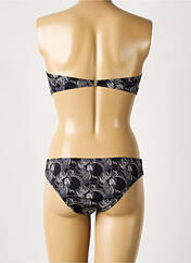 Maillot de bain 2 pièces noir LAURA URBINATI pour femme seconde vue