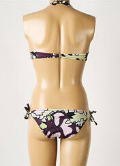 Maillot de bain 2 pièces violet LAURA URBINATI pour femme seconde vue