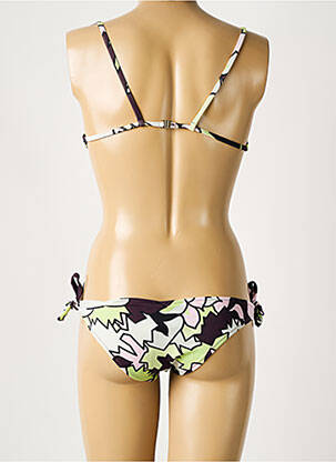 Maillot de bain 2 pièces stretch haut soutien-gorge balconnet vert LAURA URBINATI femme