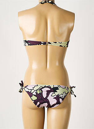 Maillot de bain 2 pièces haut bandeau haut bandeau violet LAURA URBINATI femme