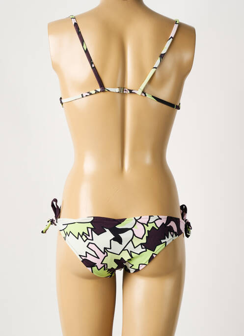 Maillot de bain 2 pièces vert LAURA URBINATI pour femme