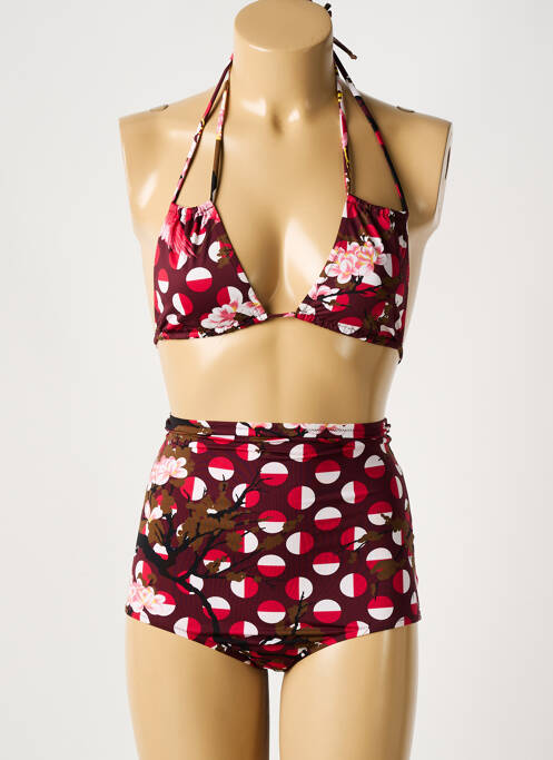 Maillot de bain 2 pièces violet LAURA URBINATI pour femme