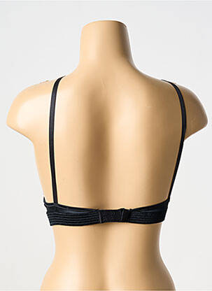 Soutien-gorge effet matière satinée haut soutien-gorge push-up noir JOHN GALLIANO femme