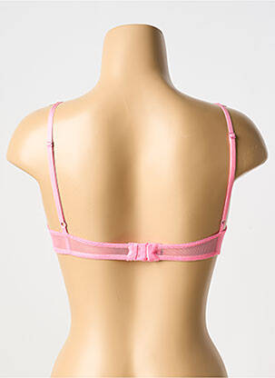 Soutien-gorge légère et transparente haut soutien-gorge emboitant rose LAURA URBINATI femme