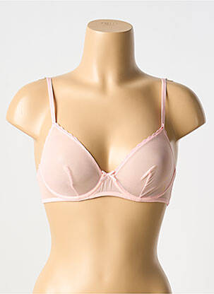 Soutien-gorge légère et transparente haut soutien-gorge emboitant rose LAURA URBINATI femme