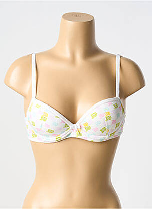 Soutien-gorge haut soutien-gorge moulé haut soutien-gorge moulé blanc JOHN GALLIANO femme