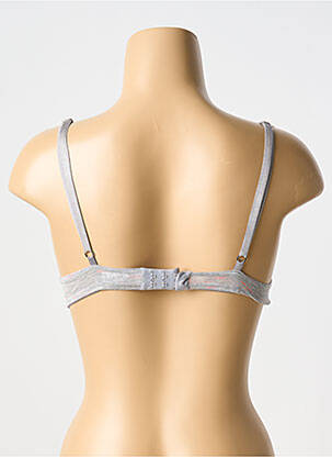 Soutien-gorge avec armature haut soutien-gorge avec mousse de rembourrage amovible gris JOHN GALLIANO femme