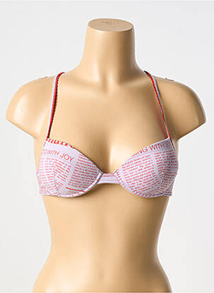 Soutien-gorge avec armature haut soutien-gorge avec mousse de rembourrage amovible violet JOHN GALLIANO femme