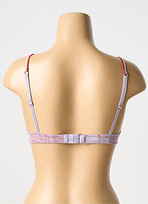 Soutien-gorge avec armature haut soutien-gorge avec mousse de rembourrage amovible violet JOHN GALLIANO femme