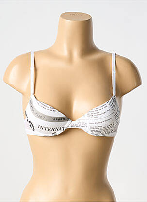 Soutien-gorge haut soutien-gorge push-up haut soutien-gorge push-up blanc JOHN GALLIANO femme