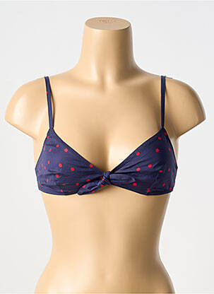 Soutien-gorge sans armature haut soutien-gorge emboitant bleu LAURA URBINATI femme