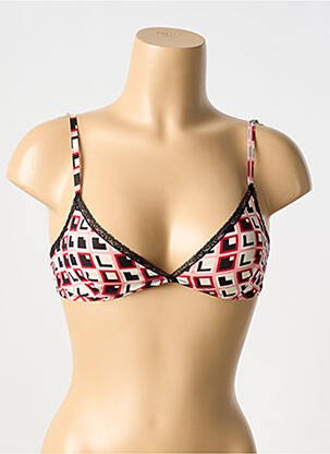 Soutien-gorge sans armature haut soutien-gorge emboitant rouge LAURA URBINATI femme