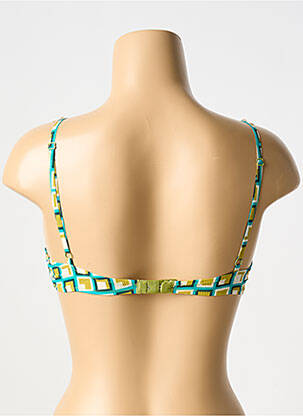 Soutien-gorge sans armature haut soutien-gorge emboitant vert LAURA URBINATI femme