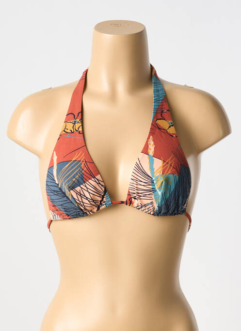 Haut de maillot de bain orange LAURA URBINATI pour femme