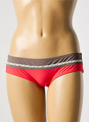 Bas de maillot de bain stretch culotte rouge GALLIANO femme