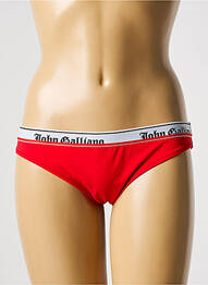 Bas de maillot de bain imprimé fantaisie culotte rouge GALLIANO femme