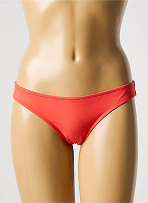 Bas de maillot de bain stretch culotte orange LAURA URBINATI femme