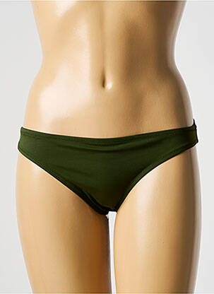Bas de maillot de bain stretch culotte vert GALLIANO femme