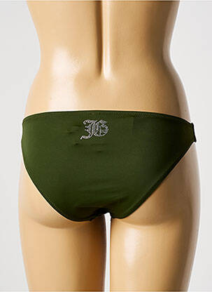 Bas de maillot de bain stretch culotte vert GALLIANO femme