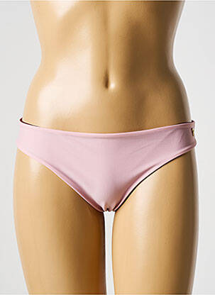 Bas de maillot de bain stretch culotte rose GALLIANO femme