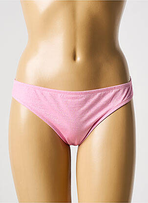Bas de maillot de bain stretch culotte rose GALLIANO femme