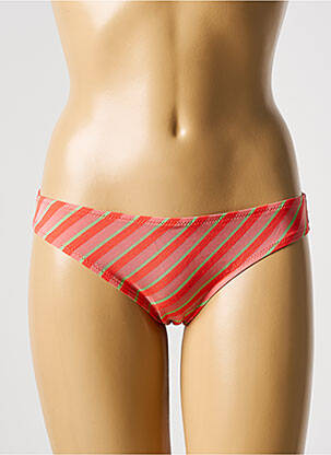 Bas de maillot de bain stretch culotte orange LAURA URBINATI femme